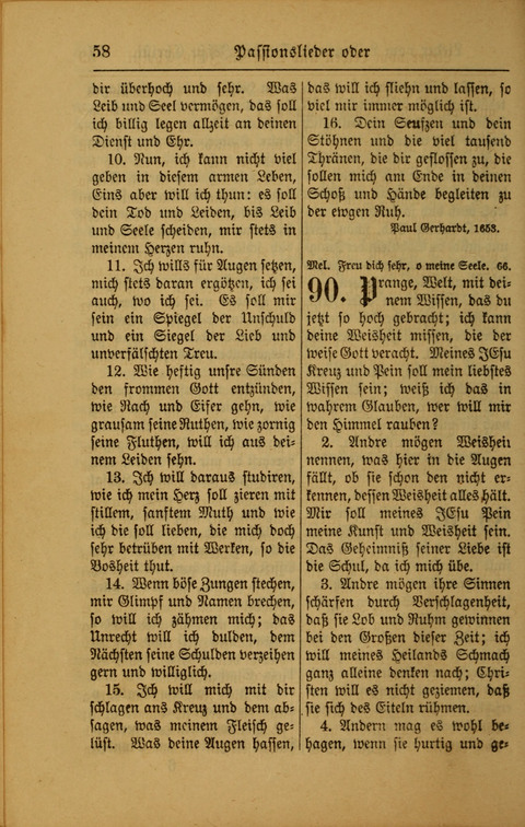 Kirchen-Gesangbuch für Evangelisch-Lutherische Gemeinden: ungeänderter Augsburgischer Confession darin des sel. Dr. Martin Luthers und anderer geistreichen Lehrer gebräuchlichste ... (55. ed.) page 58