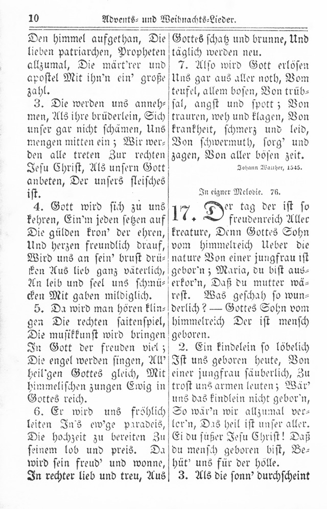 Kirchen-Gesangbuch: für Evangelisch-Lutherische Gemeinden page 10