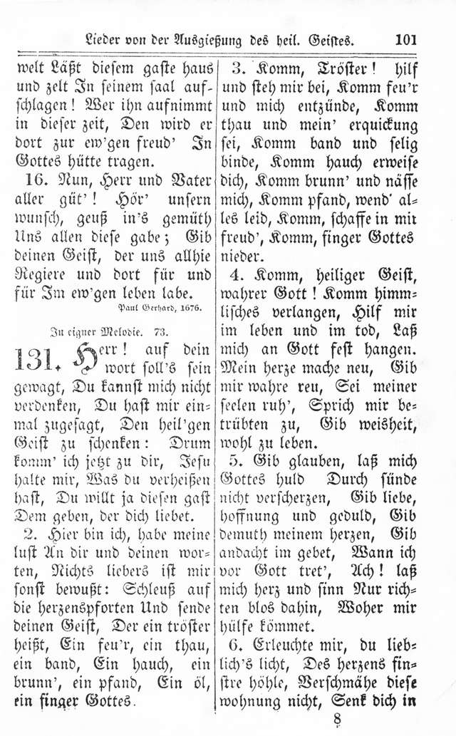 Kirchen-Gesangbuch: für Evangelisch-Lutherische Gemeinden page 101