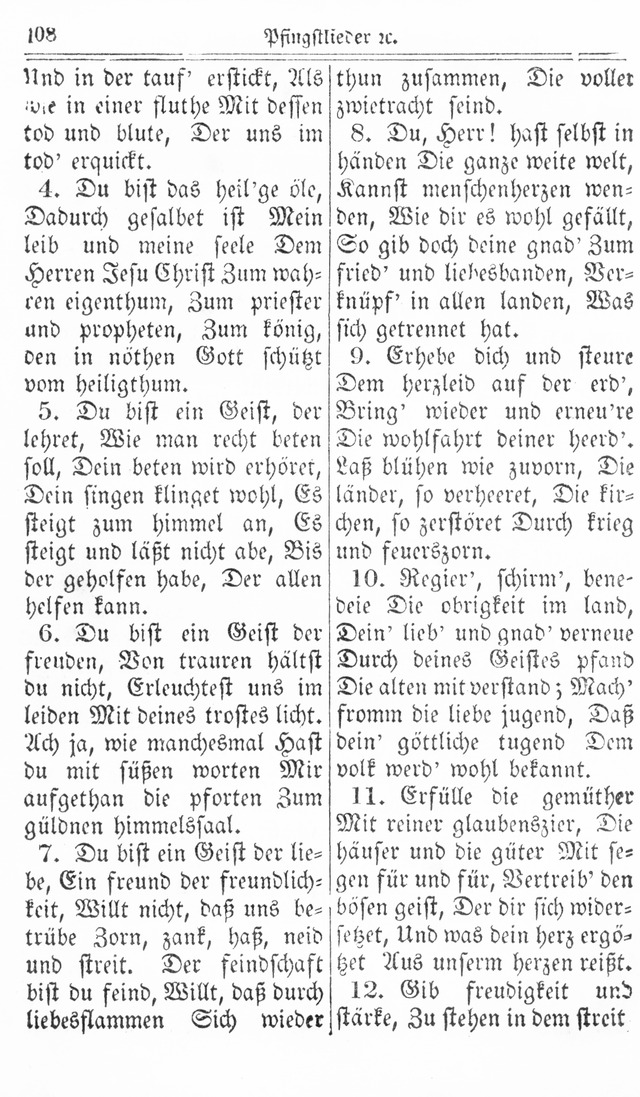 Kirchen-Gesangbuch: für Evangelisch-Lutherische Gemeinden page 108