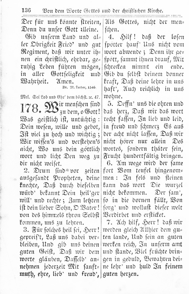 Kirchen-Gesangbuch: für Evangelisch-Lutherische Gemeinden page 136