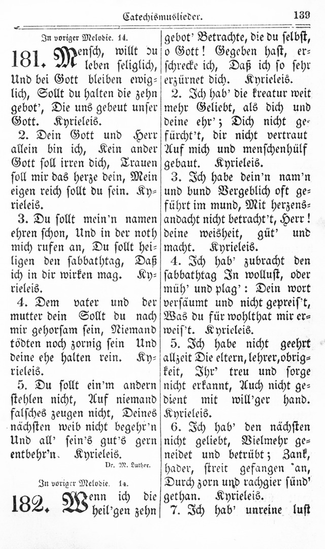 Kirchen-Gesangbuch: für Evangelisch-Lutherische Gemeinden page 139