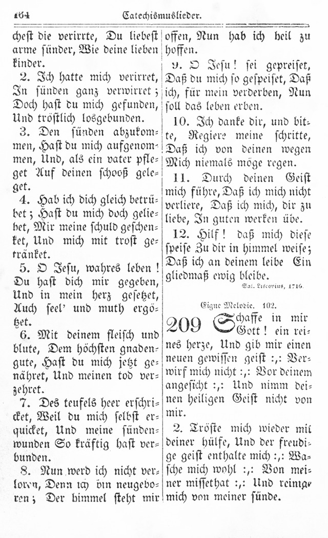 Kirchen-Gesangbuch: für Evangelisch-Lutherische Gemeinden page 164