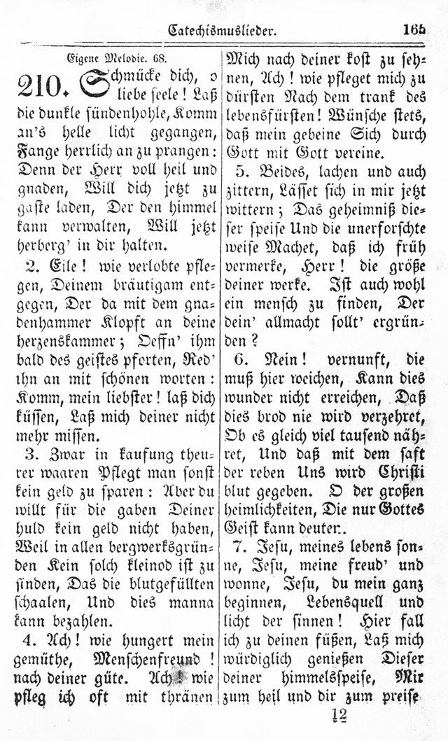 Kirchen-Gesangbuch: für Evangelisch-Lutherische Gemeinden page 165