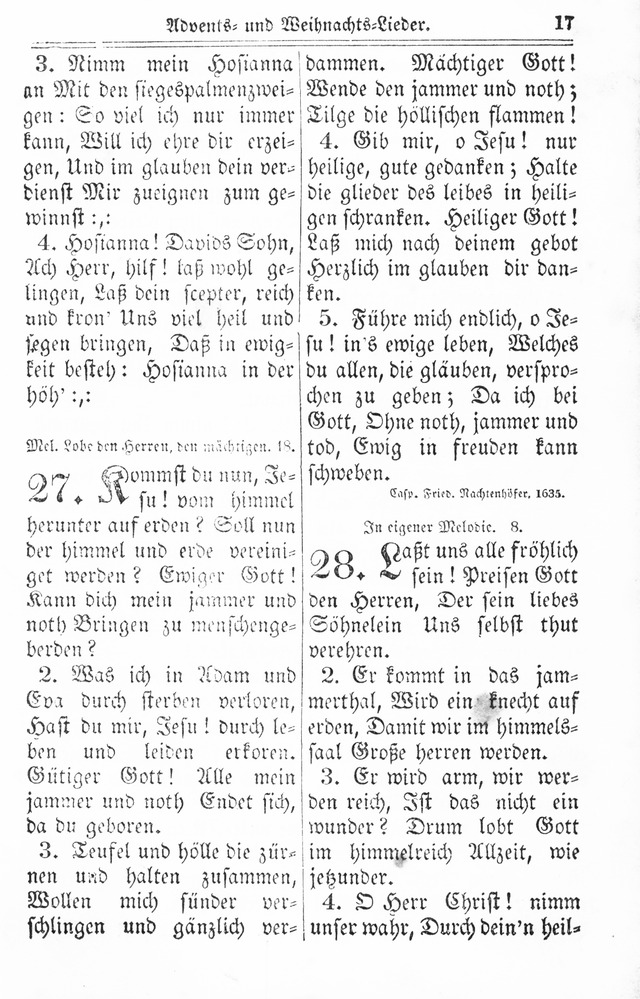 Kirchen-Gesangbuch: für Evangelisch-Lutherische Gemeinden page 17