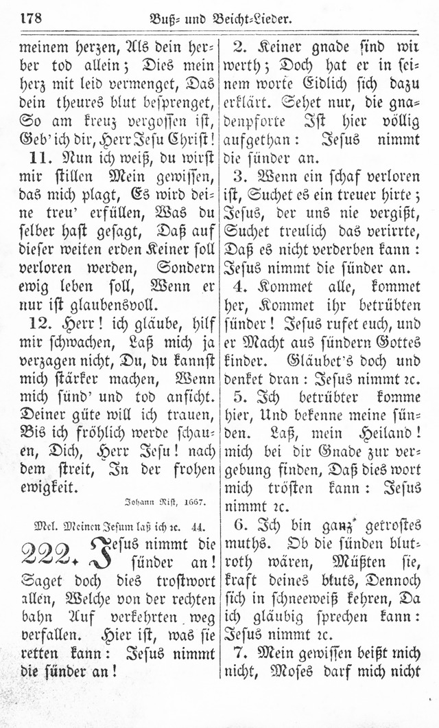 Kirchen-Gesangbuch: für Evangelisch-Lutherische Gemeinden page 178