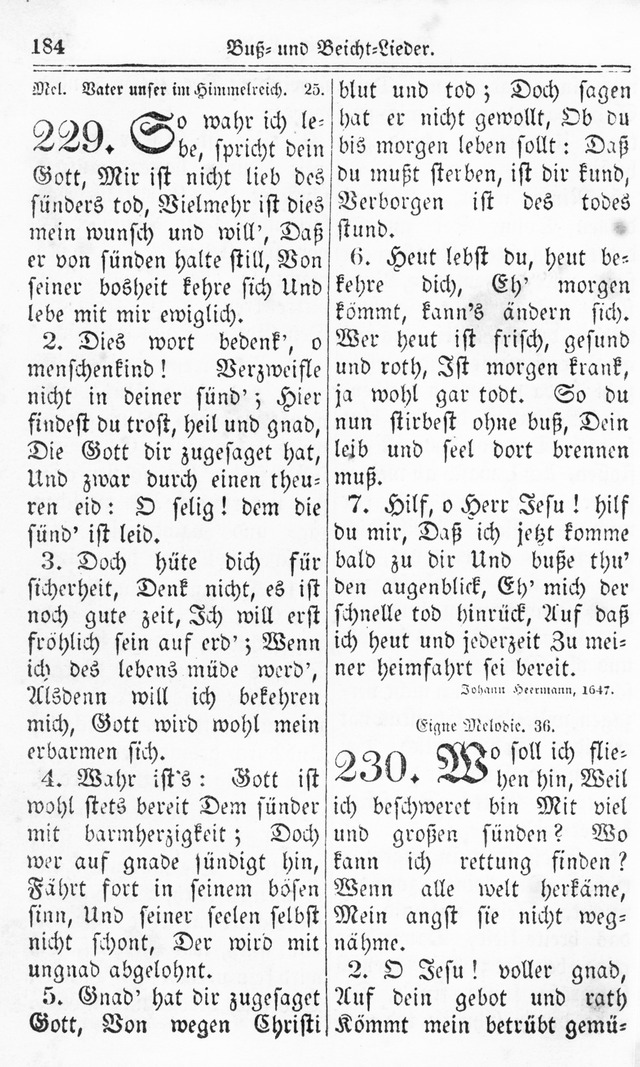 Kirchen-Gesangbuch: für Evangelisch-Lutherische Gemeinden page 184