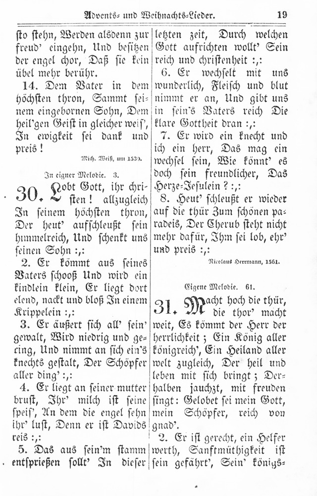 Kirchen-Gesangbuch: für Evangelisch-Lutherische Gemeinden page 19