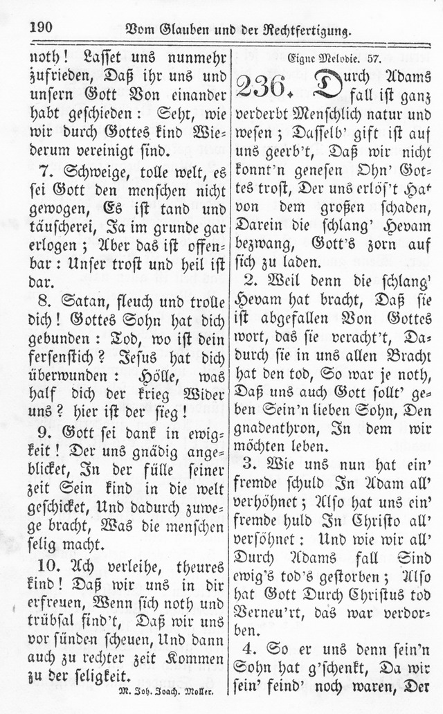 Kirchen-Gesangbuch: für Evangelisch-Lutherische Gemeinden page 190