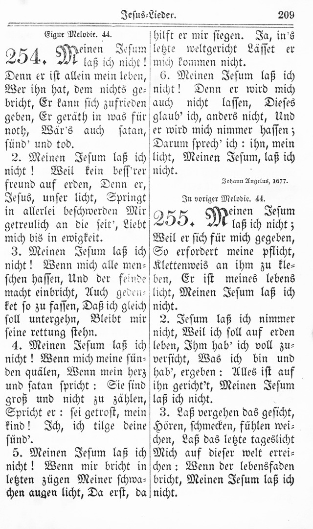 Kirchen-Gesangbuch: für Evangelisch-Lutherische Gemeinden page 209