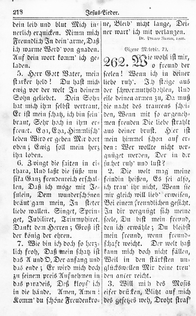 Kirchen-Gesangbuch: für Evangelisch-Lutherische Gemeinden page 218