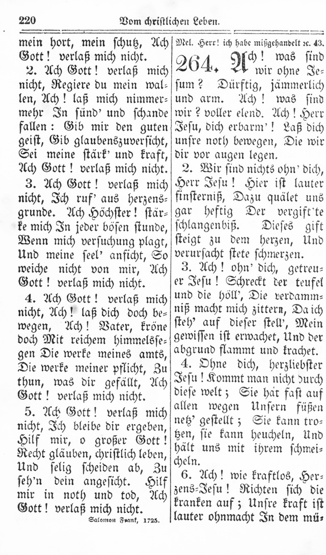 Kirchen-Gesangbuch: für Evangelisch-Lutherische Gemeinden page 220