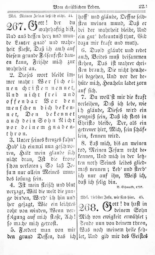 Kirchen-Gesangbuch: für Evangelisch-Lutherische Gemeinden page 223