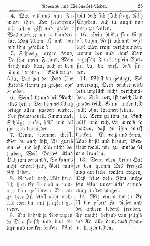 Kirchen-Gesangbuch: für Evangelisch-Lutherische Gemeinden page 25