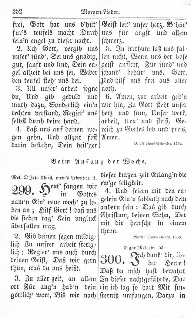 Kirchen-Gesangbuch: für Evangelisch-Lutherische Gemeinden page 252