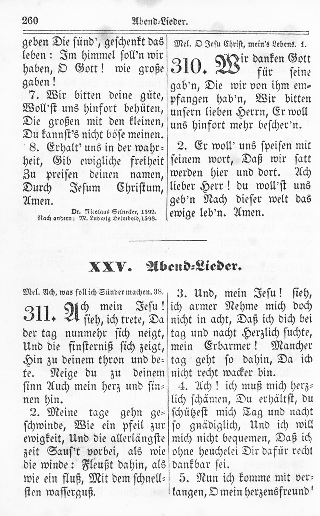 Kirchen-Gesangbuch: für Evangelisch-Lutherische Gemeinden page 260