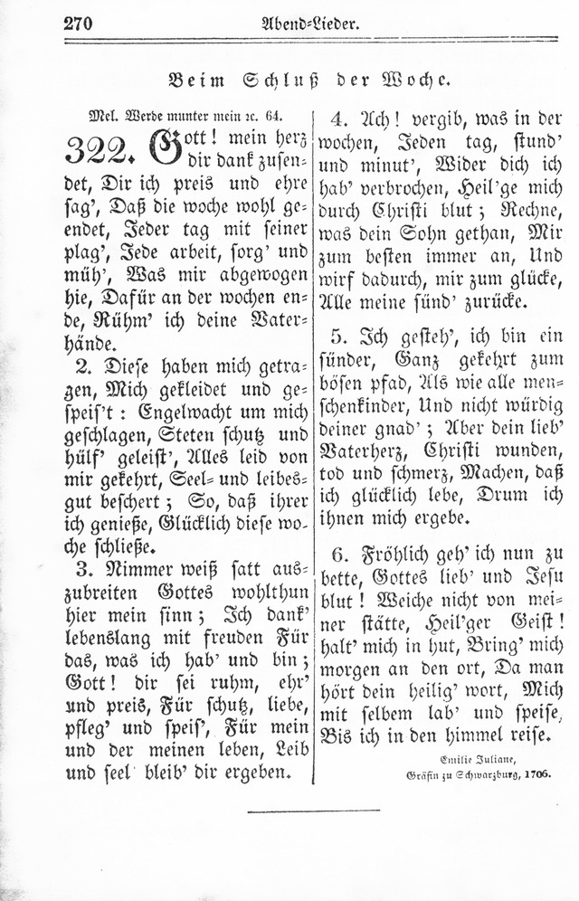 Kirchen-Gesangbuch: für Evangelisch-Lutherische Gemeinden page 270