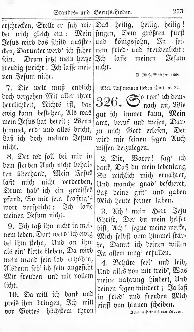 Kirchen-Gesangbuch: für Evangelisch-Lutherische Gemeinden page 273