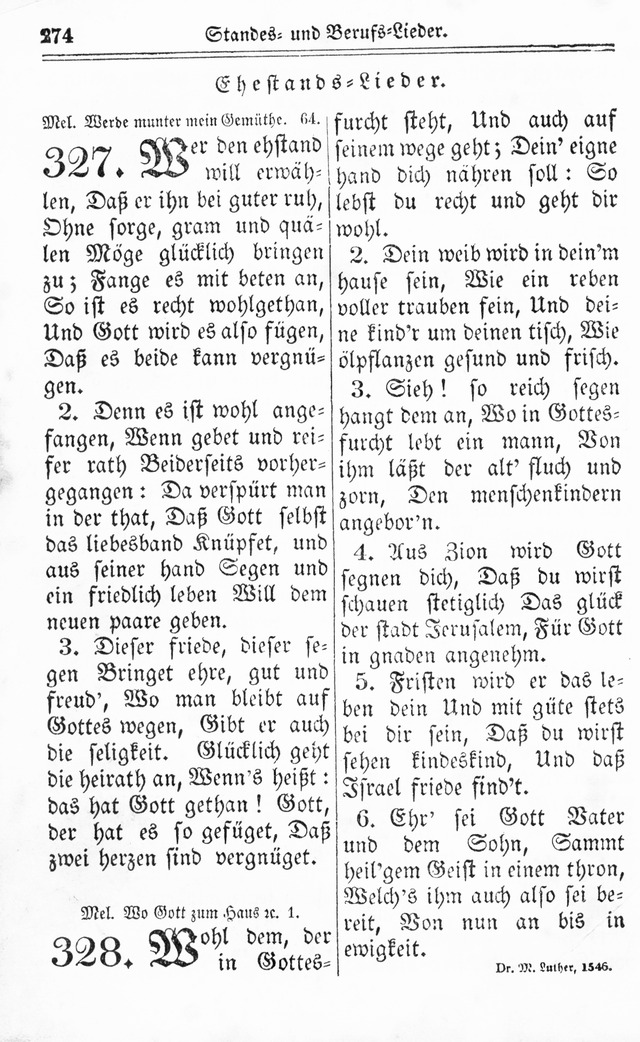 Kirchen-Gesangbuch: für Evangelisch-Lutherische Gemeinden page 274