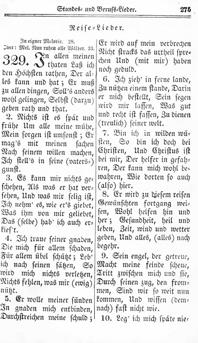 Kirchen-Gesangbuch: für Evangelisch-Lutherische Gemeinden page 275