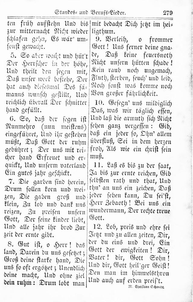 Kirchen-Gesangbuch: für Evangelisch-Lutherische Gemeinden page 279