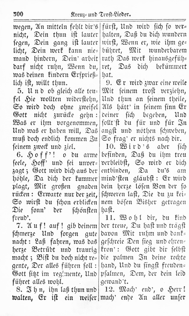 Kirchen-Gesangbuch: für Evangelisch-Lutherische Gemeinden page 300