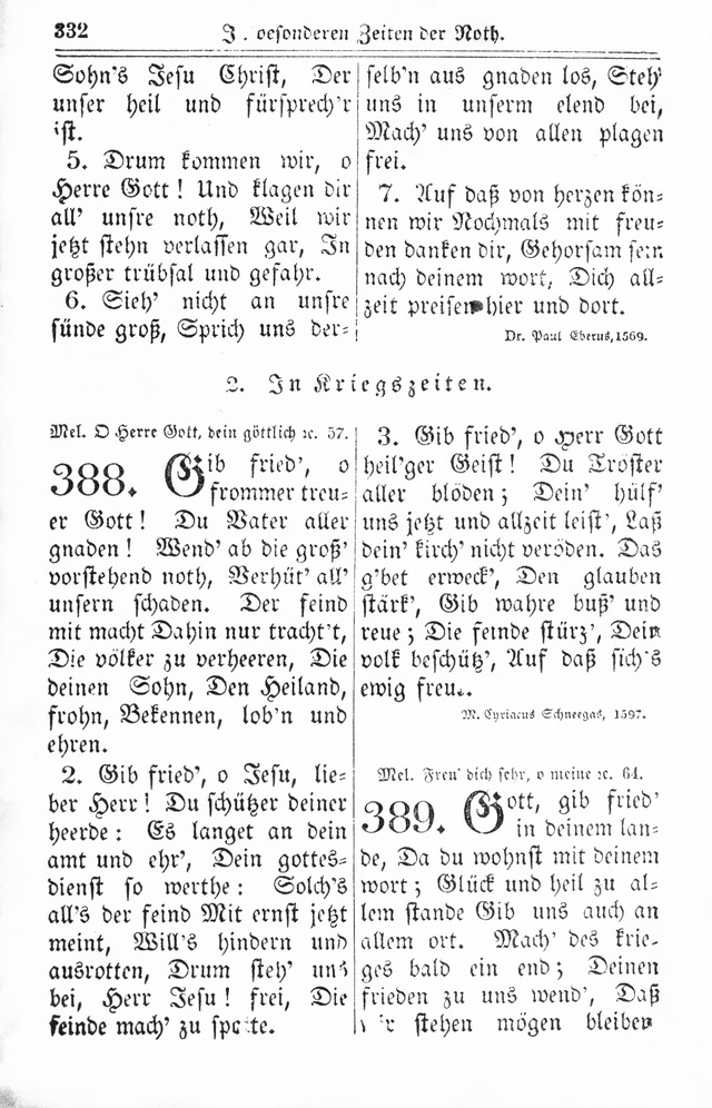 Kirchen-Gesangbuch: für Evangelisch-Lutherische Gemeinden page 332