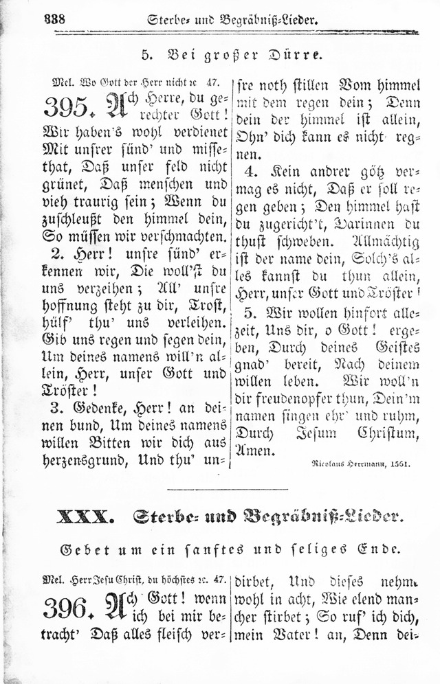 Kirchen-Gesangbuch: für Evangelisch-Lutherische Gemeinden page 338