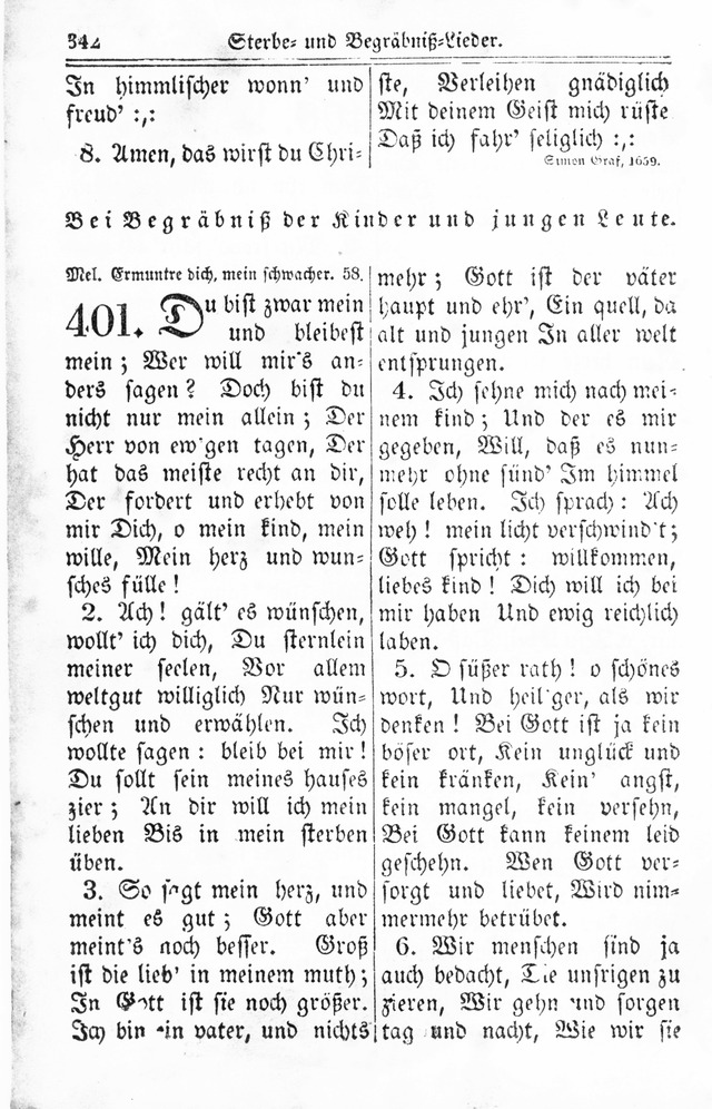 Kirchen-Gesangbuch: für Evangelisch-Lutherische Gemeinden page 342