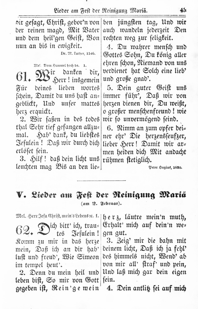 Kirchen-Gesangbuch: für Evangelisch-Lutherische Gemeinden page 43