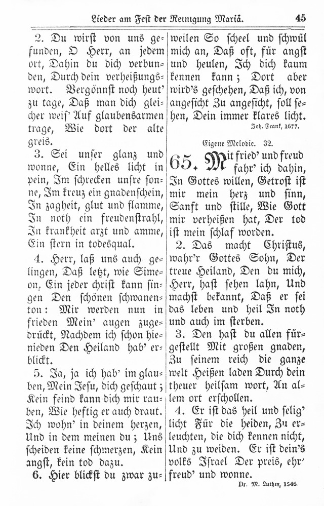 Kirchen-Gesangbuch: für Evangelisch-Lutherische Gemeinden page 45