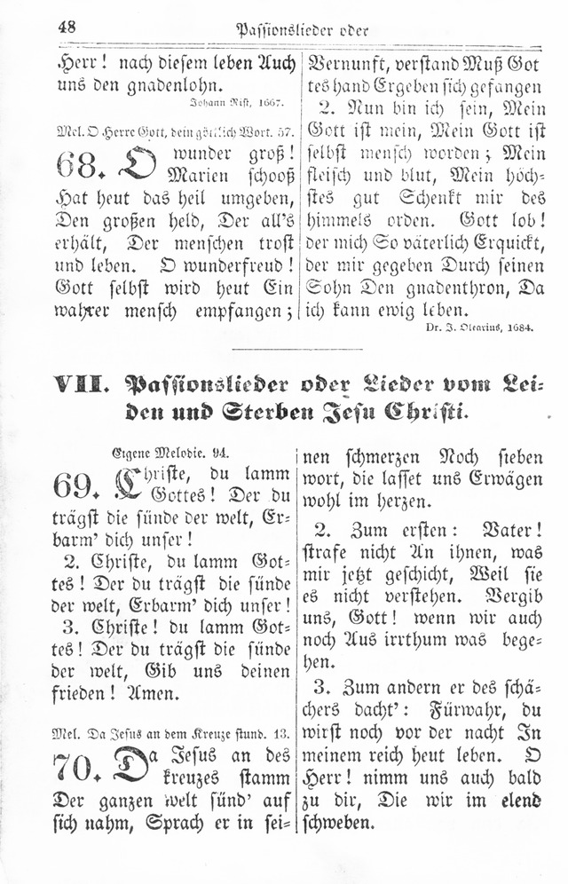 Kirchen-Gesangbuch: für Evangelisch-Lutherische Gemeinden page 48