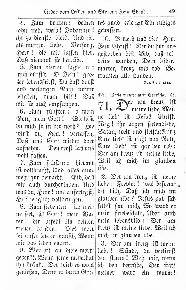 Kirchen-Gesangbuch: für Evangelisch-Lutherische Gemeinden page 49