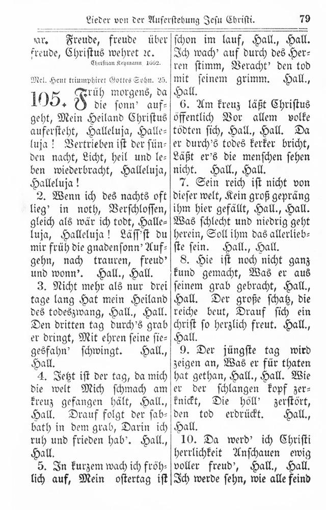 Kirchen-Gesangbuch: für Evangelisch-Lutherische Gemeinden page 79