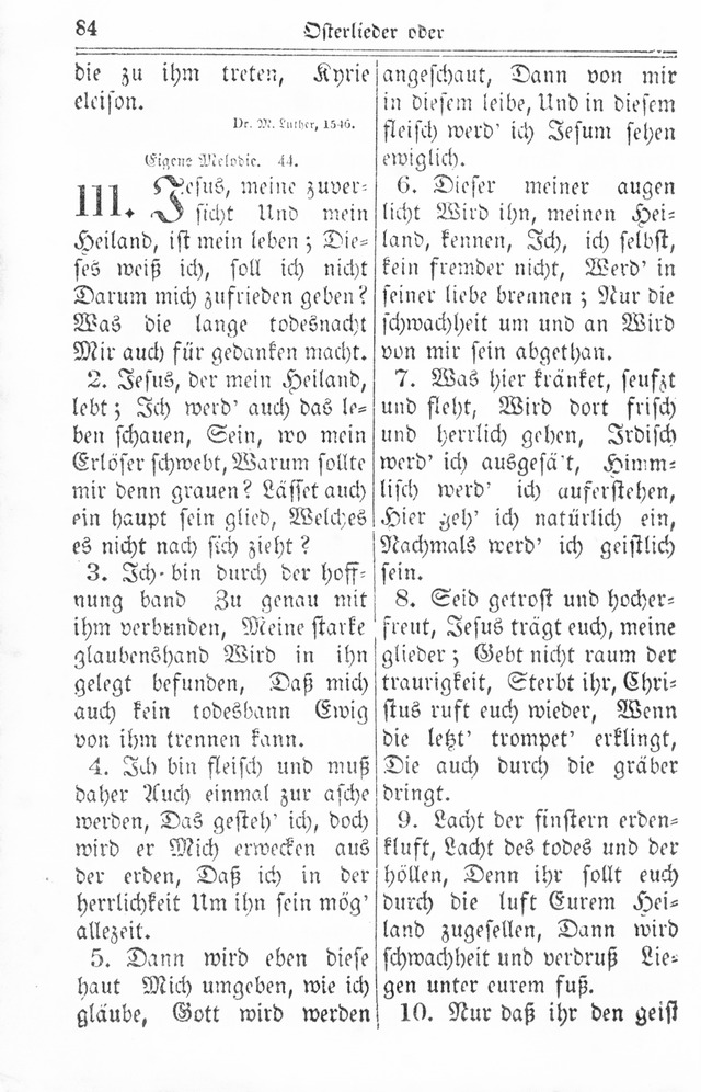 Kirchen-Gesangbuch: für Evangelisch-Lutherische Gemeinden page 84