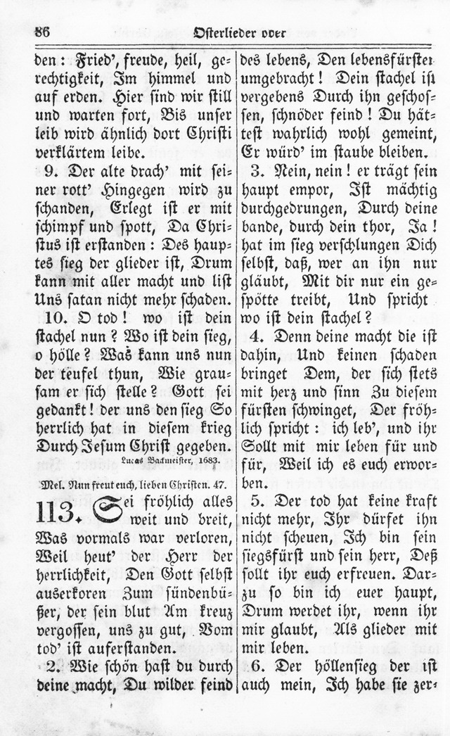 Kirchen-Gesangbuch: für Evangelisch-Lutherische Gemeinden page 86