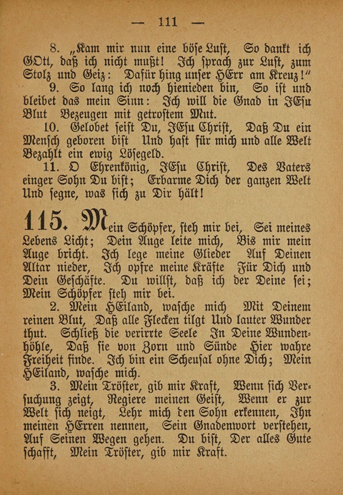 Kropper Gesang- und Liederbuch: (4. ed) page 111