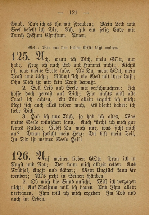 Kropper Gesang- und Liederbuch: (4. ed) page 121