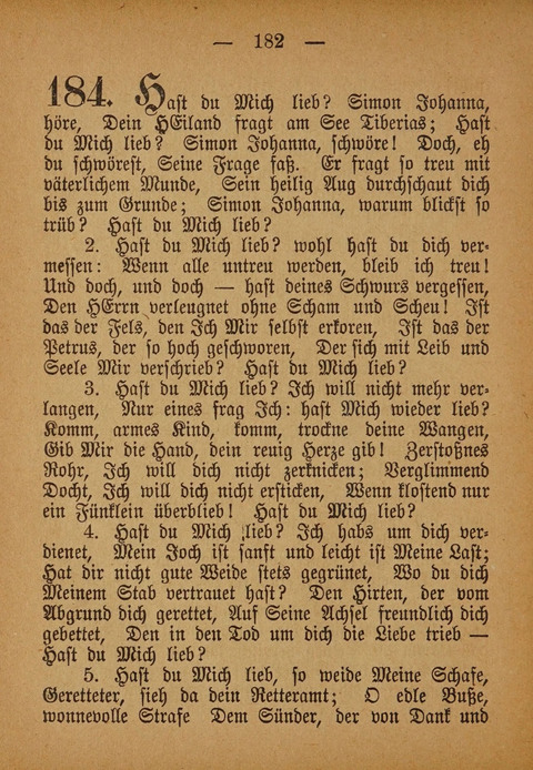 Kropper Gesang- und Liederbuch: (4. ed) page 182