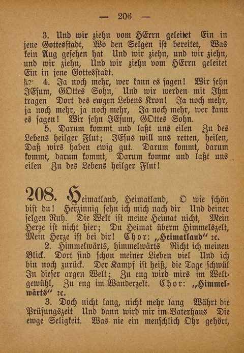 Kropper Gesang- und Liederbuch: (4. ed) page 206