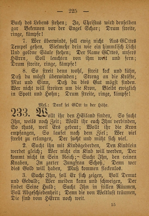 Kropper Gesang- und Liederbuch: (4. ed) page 225