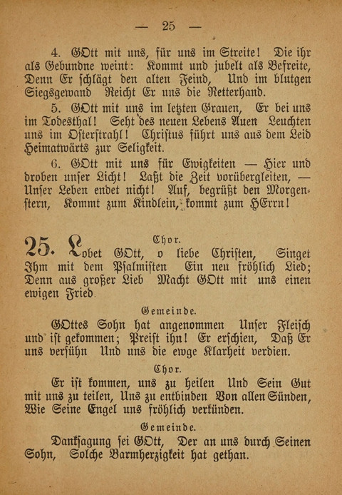 Kropper Gesang- und Liederbuch: (4. ed) page 25