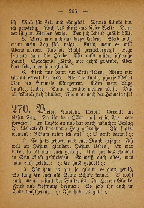 Kropper Gesang- und Liederbuch: (4. ed) page 263