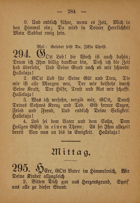 Kropper Gesang- und Liederbuch: (4. ed) page 284