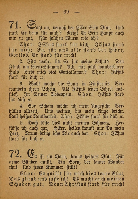 Kropper Gesang- und Liederbuch: (4. ed) page 69