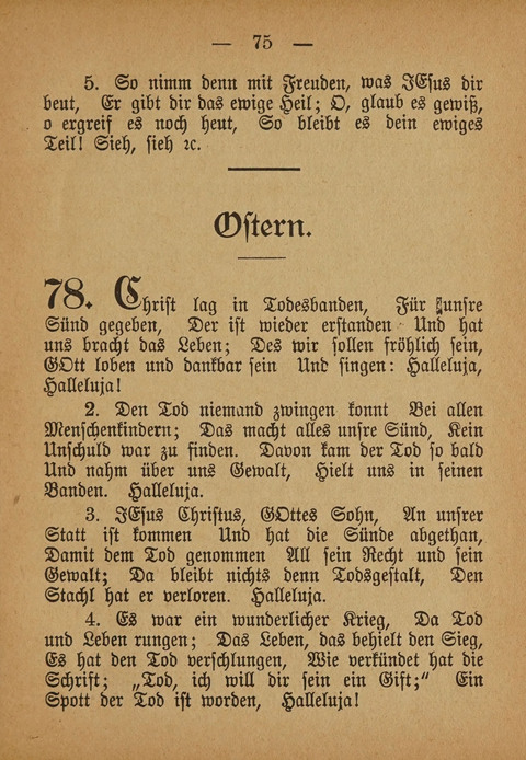 Kropper Gesang- und Liederbuch: (4. ed) page 75