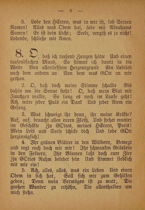 Kropper Gesang- und Liederbuch: (4. ed) page 8