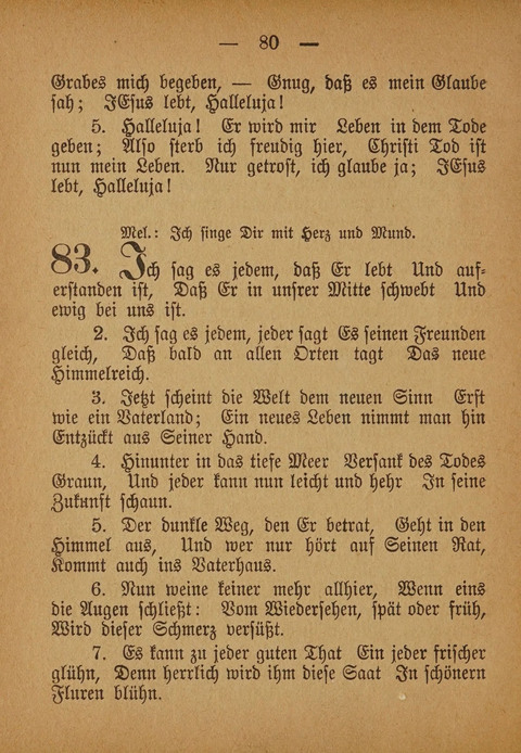 Kropper Gesang- und Liederbuch: (4. ed) page 80