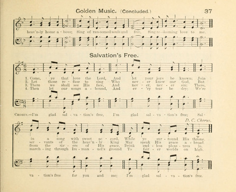 Kindly Light: a new collection of hymns and music for praise in the Sunday school page 37