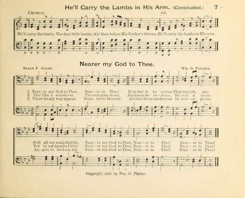 Kindly Light: a new collection of hymns and music for praise in the Sunday school page 7